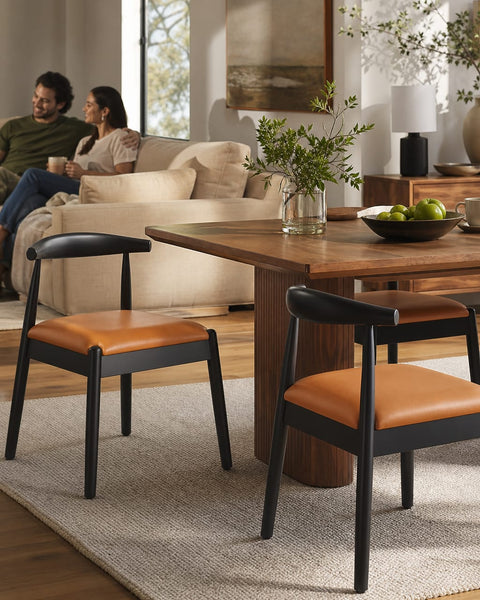 Elegant Mid-Century Dining Chairs, Set of 2 — lifestyle scene 1