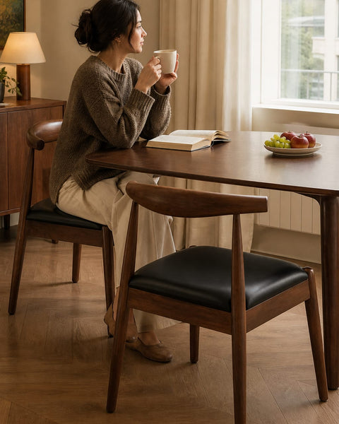 Elegant Mid-Century Dining Chairs, Set of 2 — lifestyle scene 4