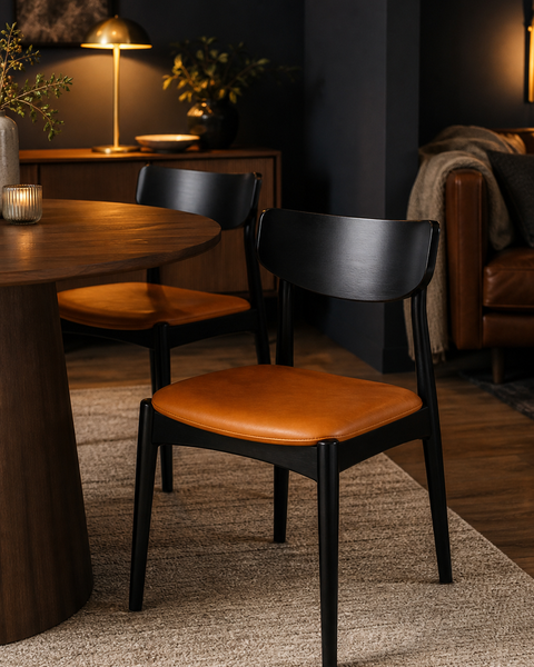 Elegant Mid-Century Modern Dining Chairs - Set of 2 — lifestyle scene 4